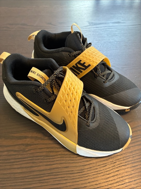 Nike Other - Nike Black and Gold Low-Top Basketball Shoes